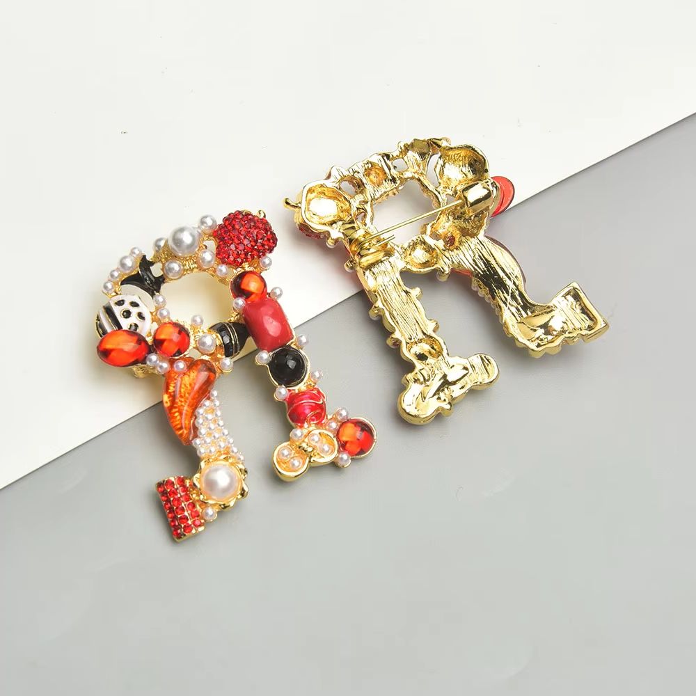 เข็มกลัดติดเสื้อคริสตัลประดับเ - Women Accessories In English บทวิจารณ์และราคา