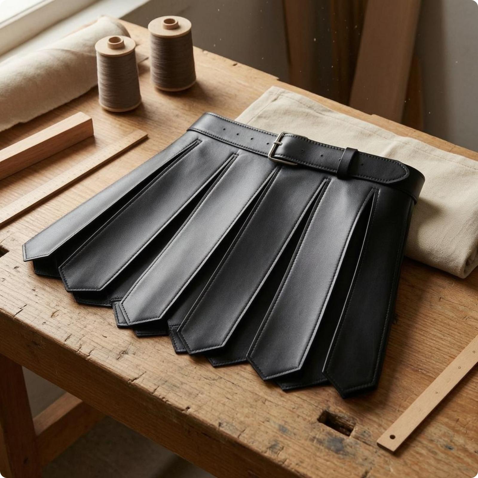 กระโปรงหนัง PU สไตล์นักรบสปาร์ - Women'S Kilt Accessories บทวิจารณ์และราคา